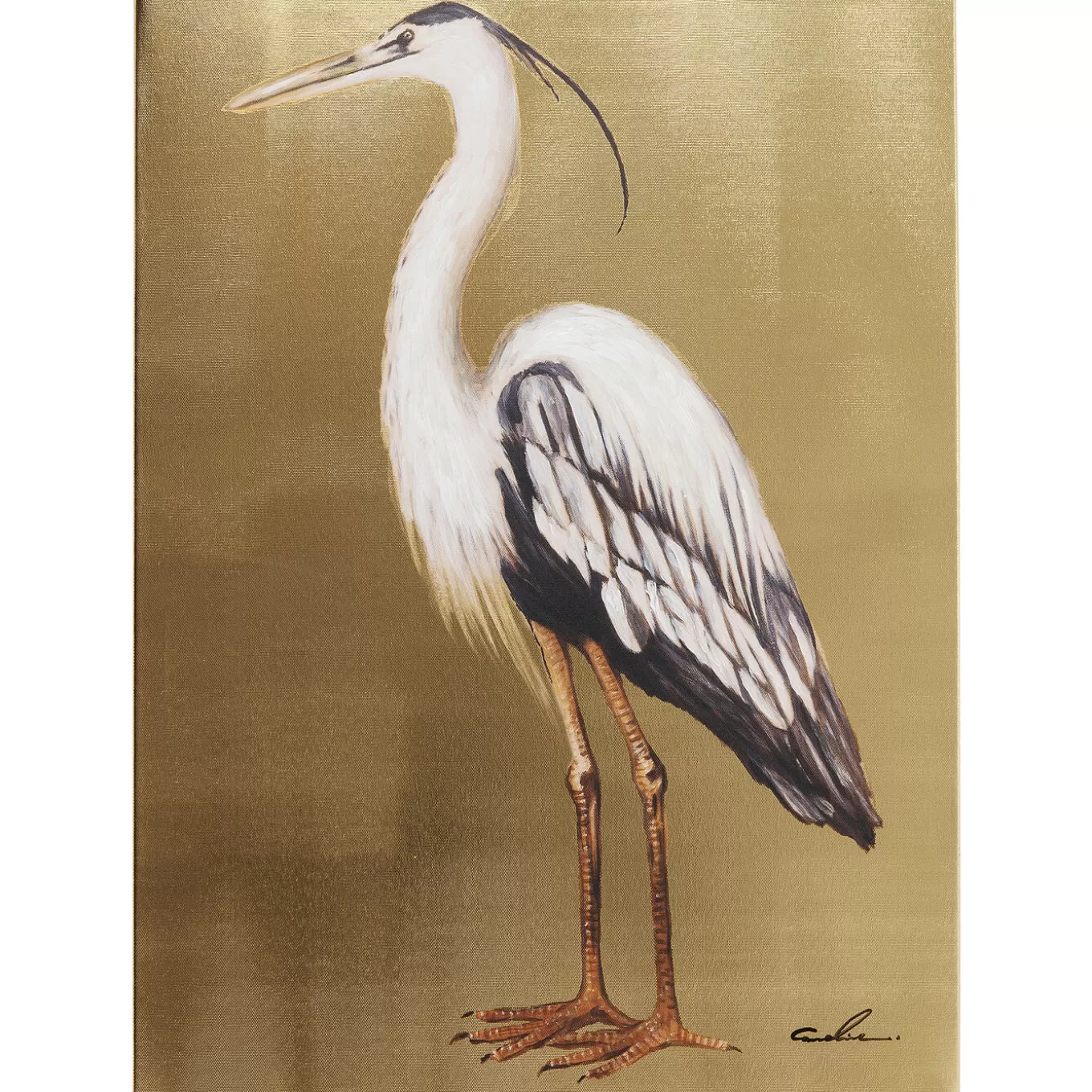 Picture Touched Heron Left 50X70Cm^KARE Design Discount