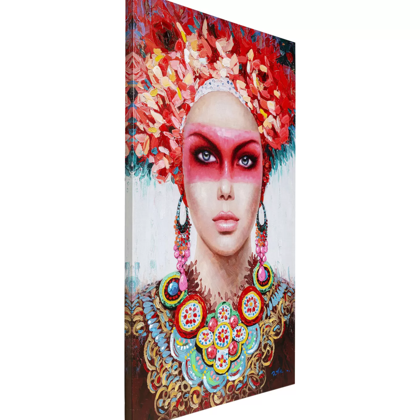 Picture Touched Red Eye Lady 90X140^KARE Design Sale