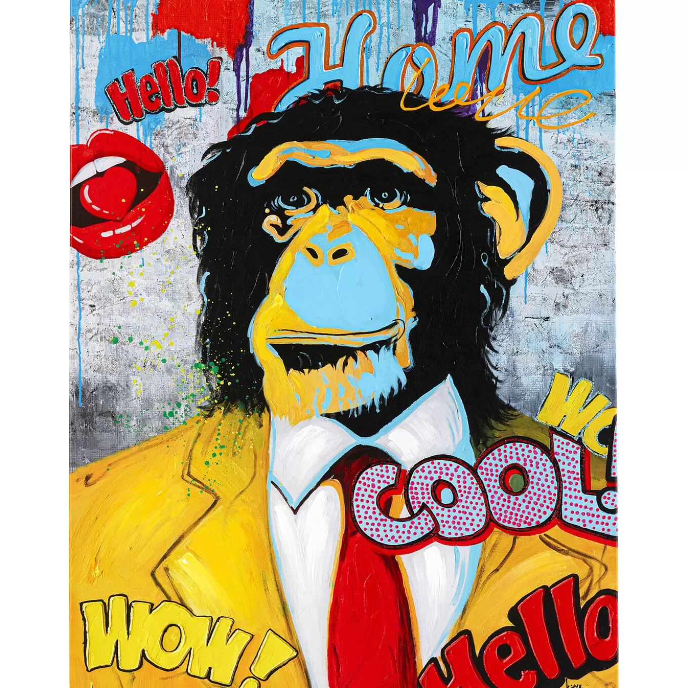 Picture Touched Show Monkey 90X120Cm^KARE Design Best