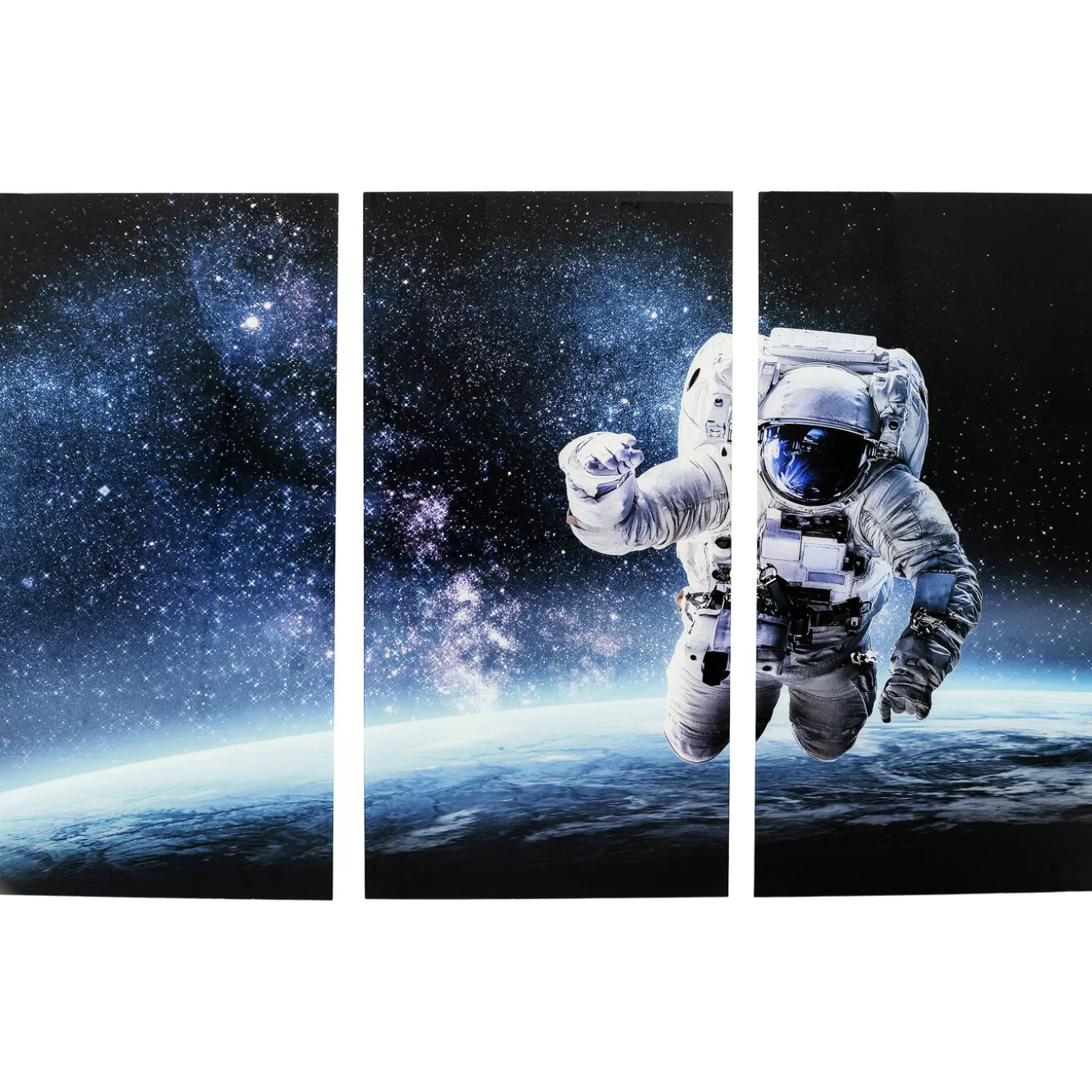 Picture Triptychon Man In Space 240X160Cm^KARE Design New