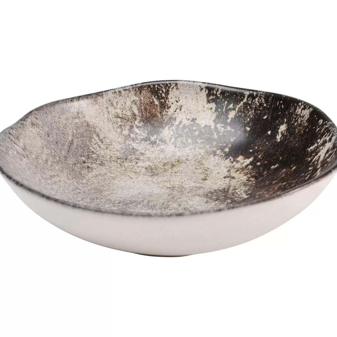 Plate Deep Savannah Brown/Grey Matt O20Cm^KARE Design Discount