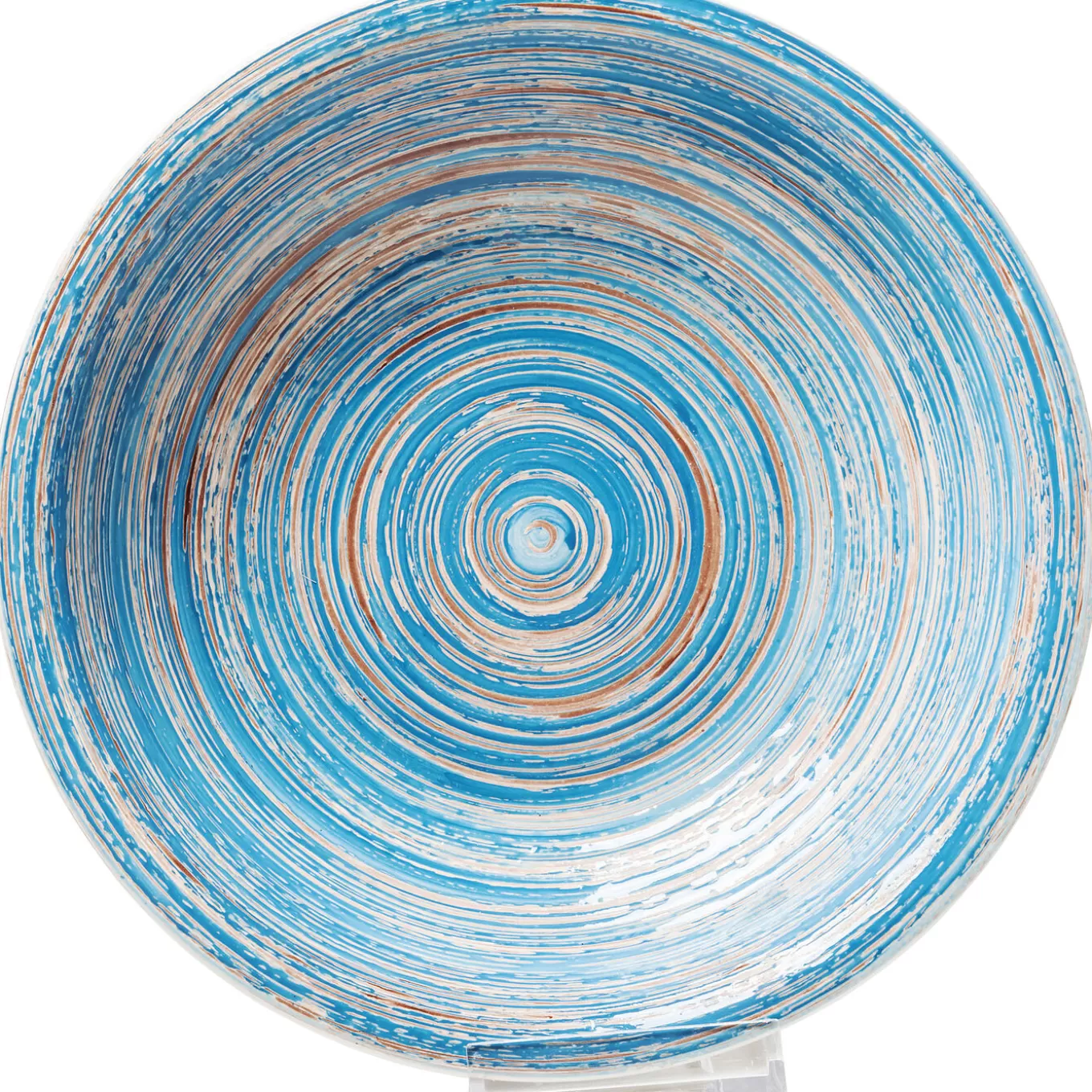 Plate Deep Swirl Blue O21Cm^KARE Design Flash Sale