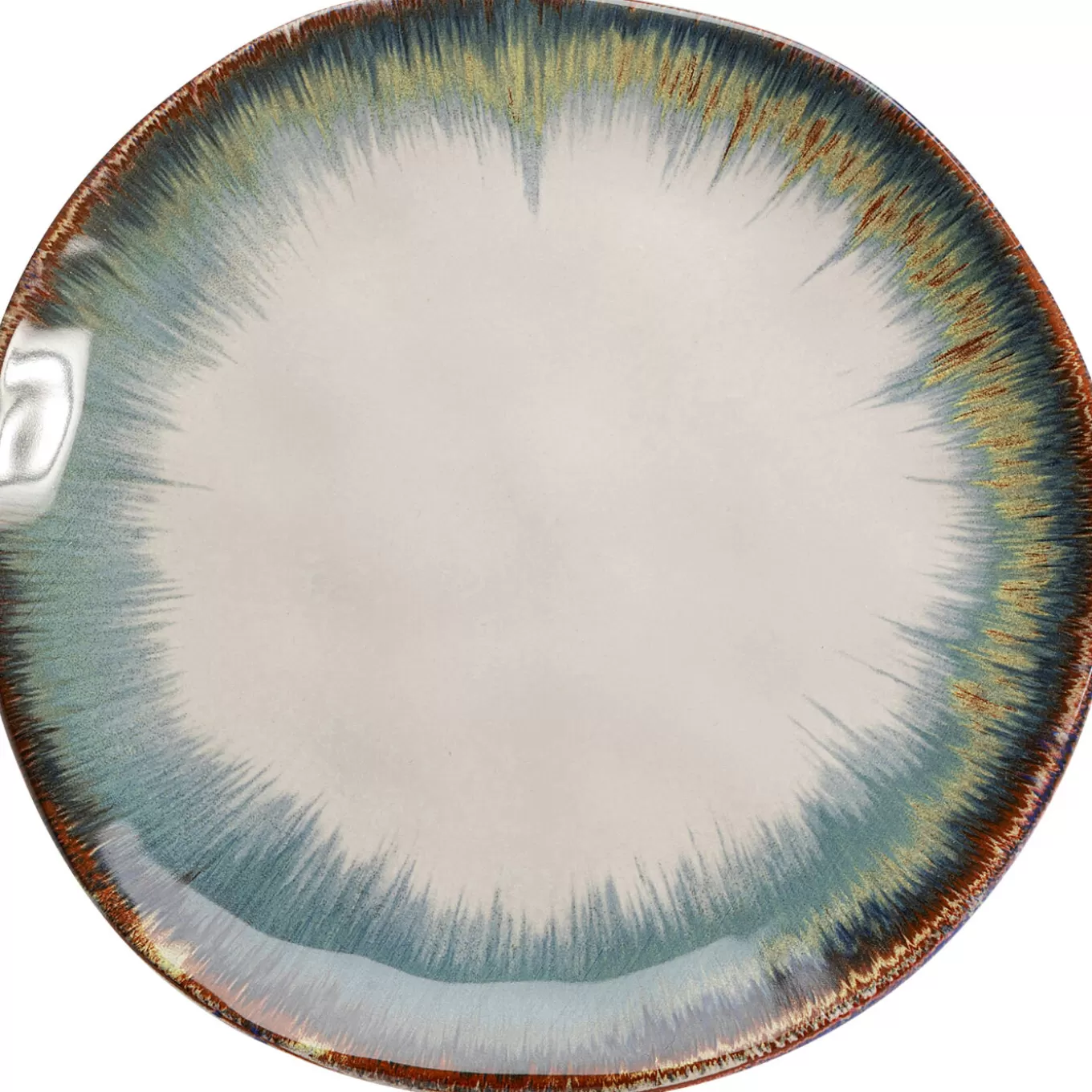 Plate Laguna Blue O20Cm^KARE Design Online