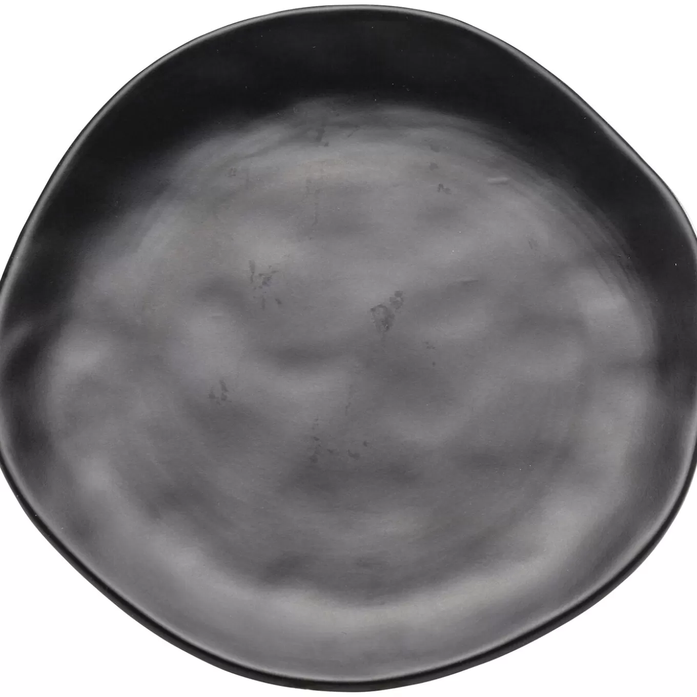 Plate Organic Black O20Cm^KARE Design Best Sale