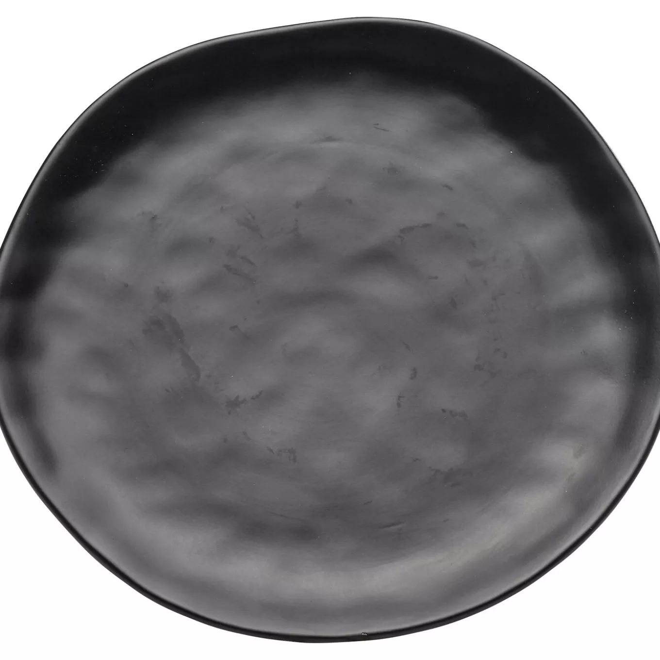 Plate Organic Black O26Cm^KARE Design Best