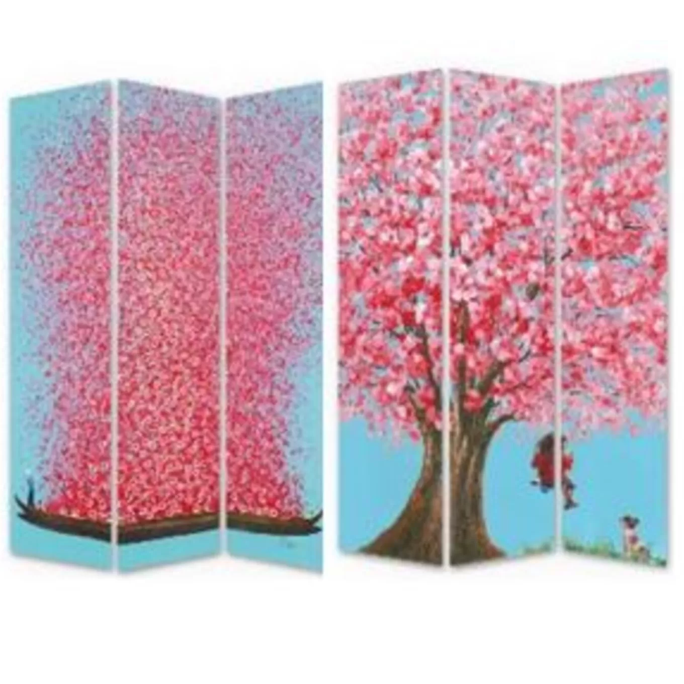 Room Divider Boat Vs Flower Girl 120X180Cm^KARE Design Store