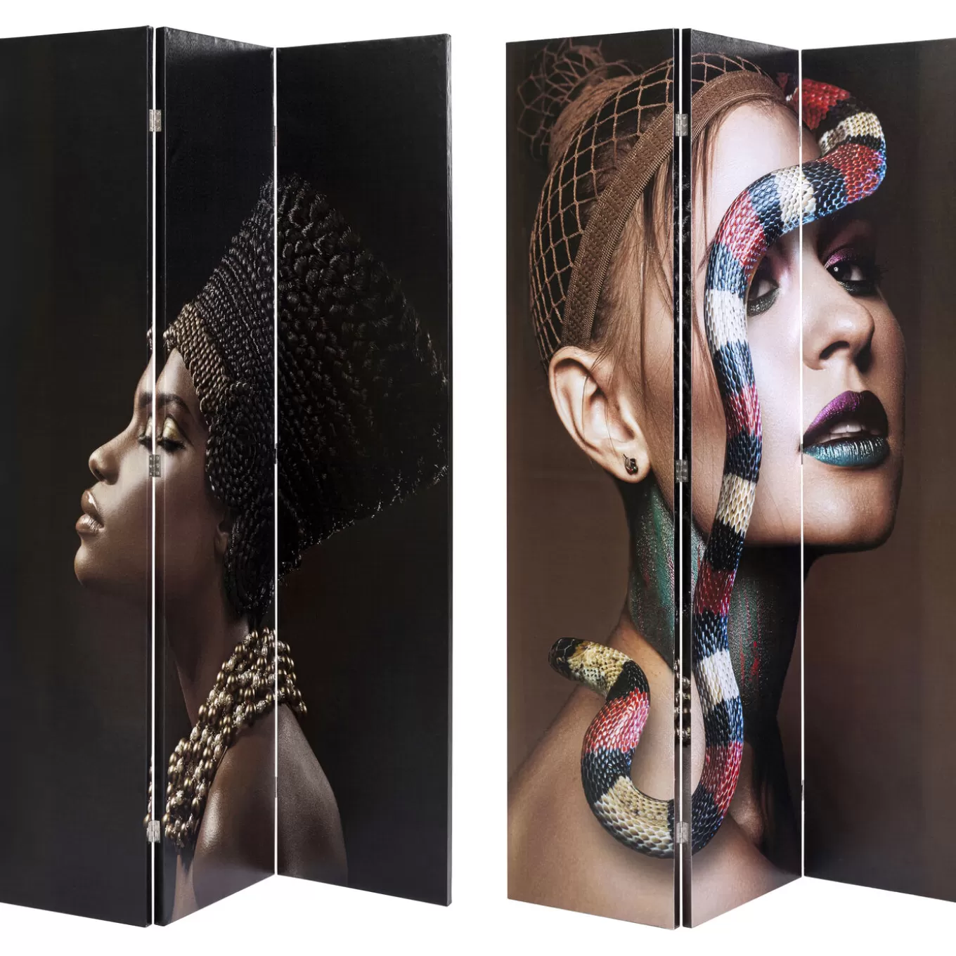 Room Divider Royal Headdress Vs Snake Girl 120X180^KARE Design Cheap