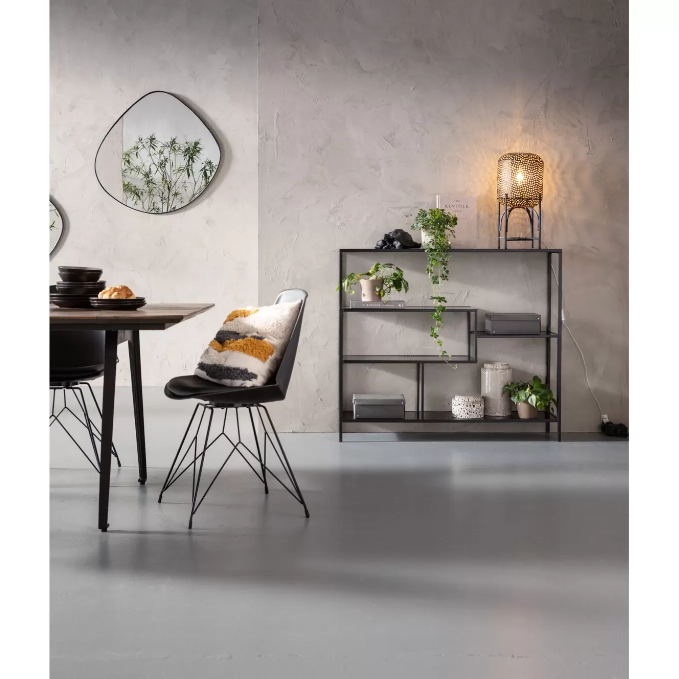 Shelf Loft Black 115X100Cm^KARE Design Flash Sale