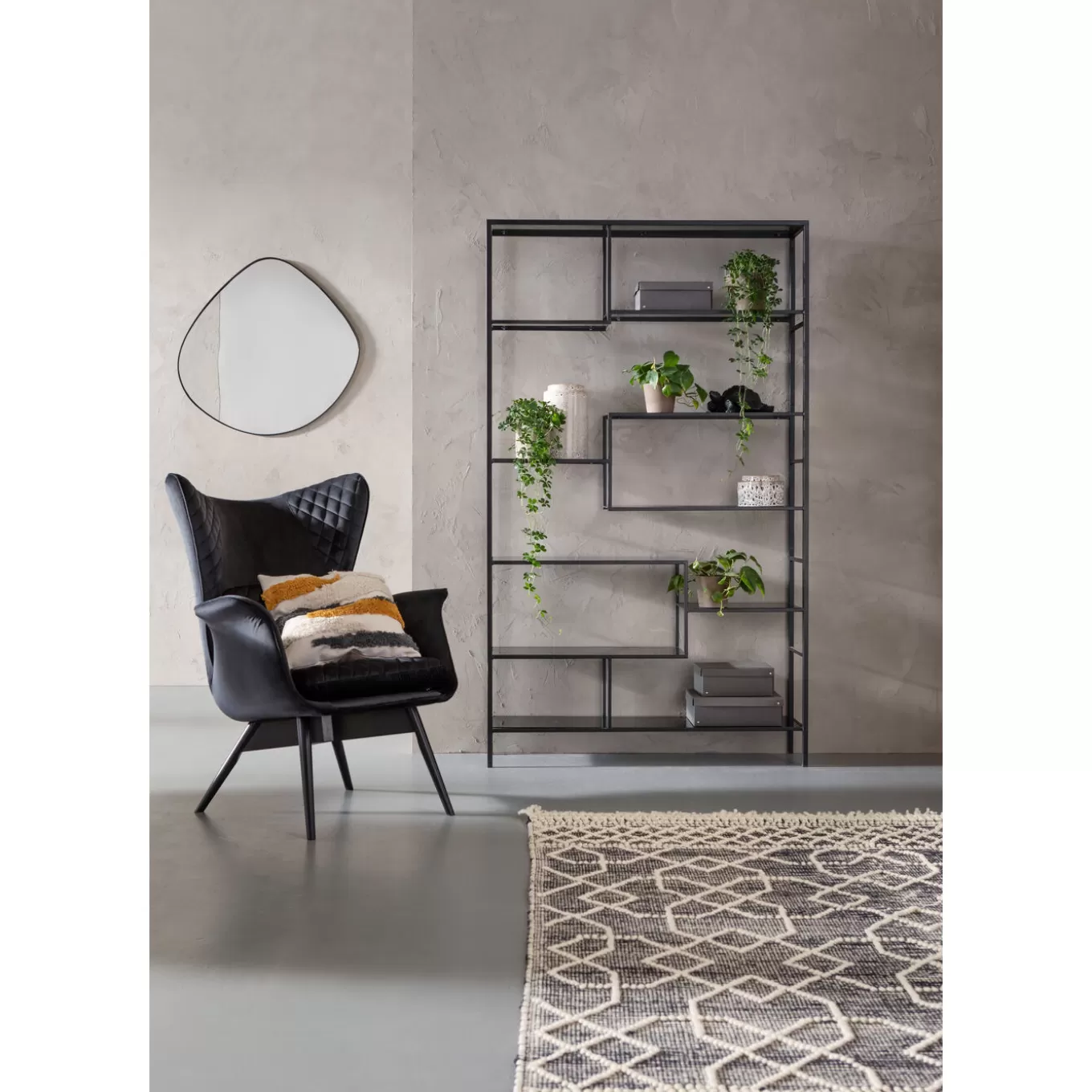 Shelf Loft Black 115X195Cm^KARE Design Cheap