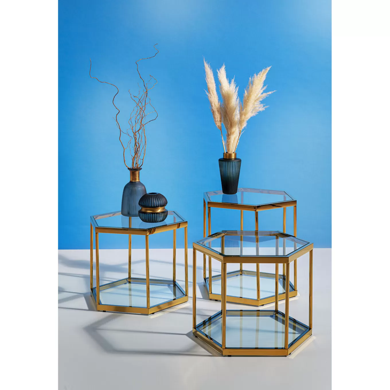 Side Table Comb Gold 55^KARE Design Shop