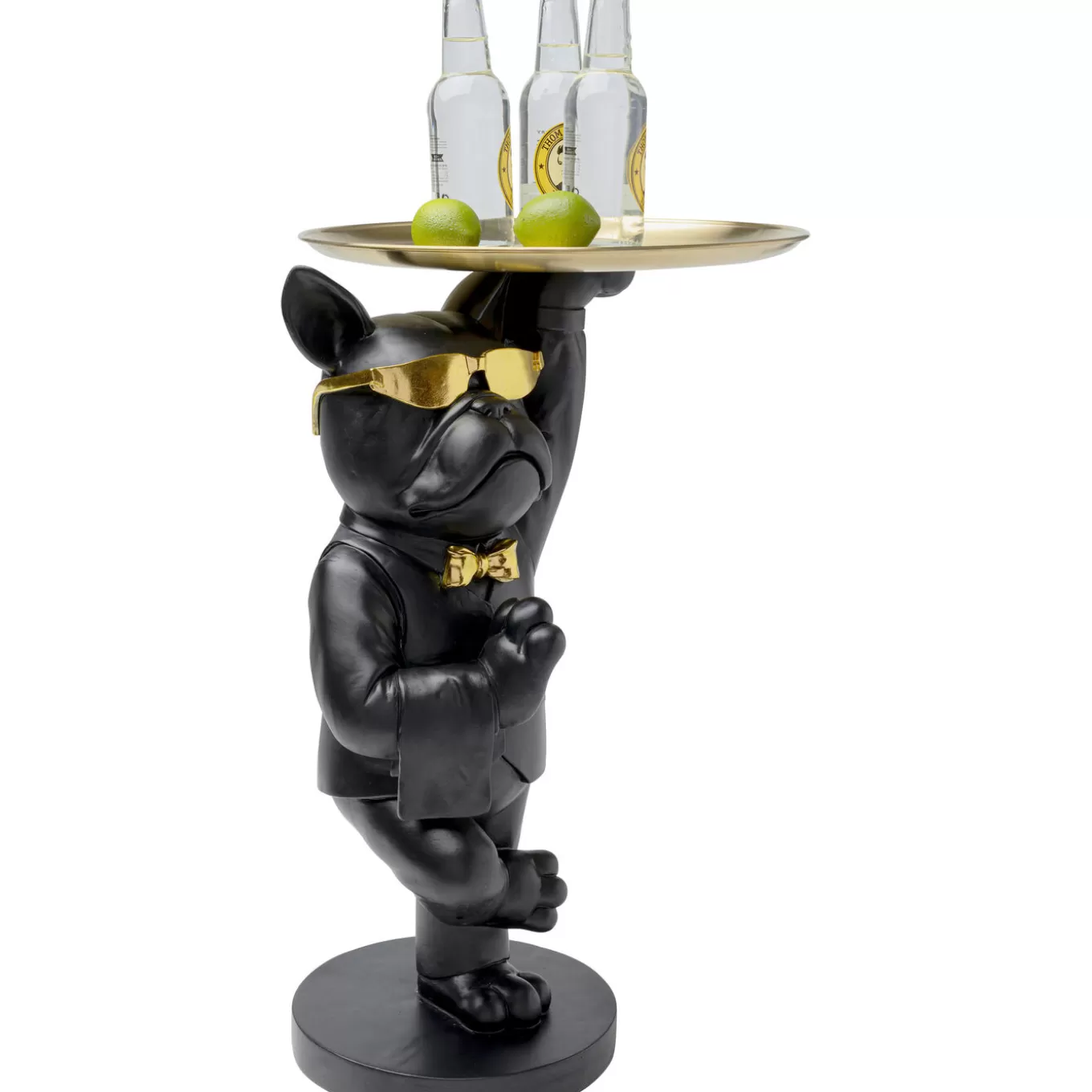 Side Table Cool Bulldog Tray Black 34X55Cm^KARE Design Shop