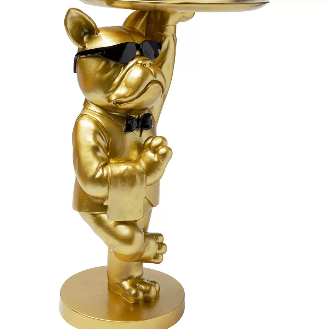 Side Table Cool Bulldog Tray Gold 34X55Cm^KARE Design Discount