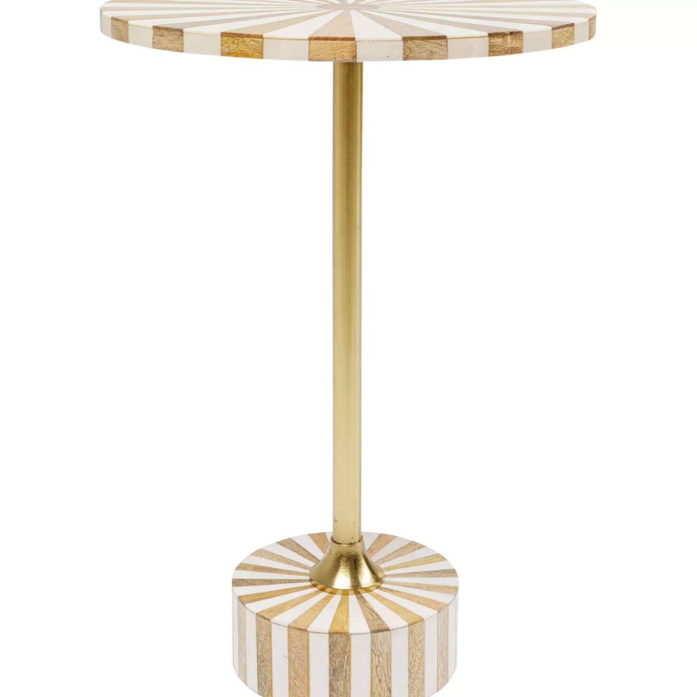 Side Table Domero Cirque Gold White O40Cm^KARE Design Cheap