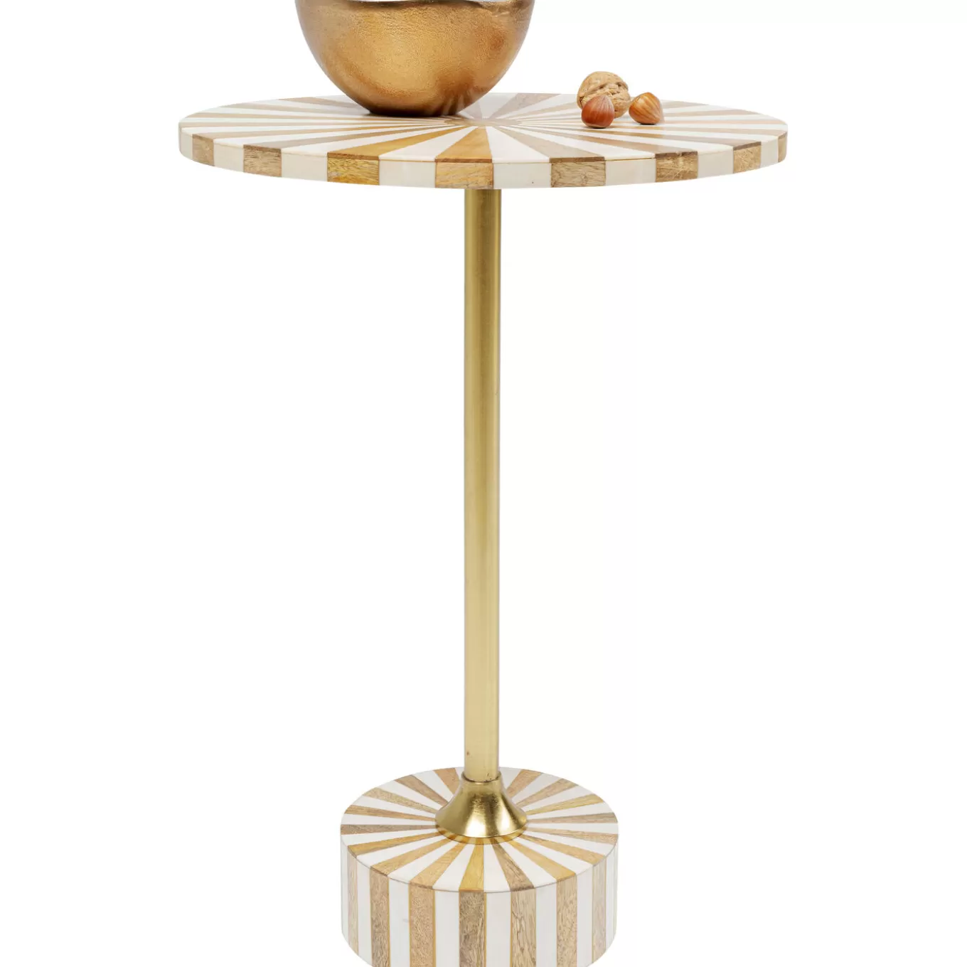 Side Table Domero Cirque Gold White O40Cm^KARE Design Cheap