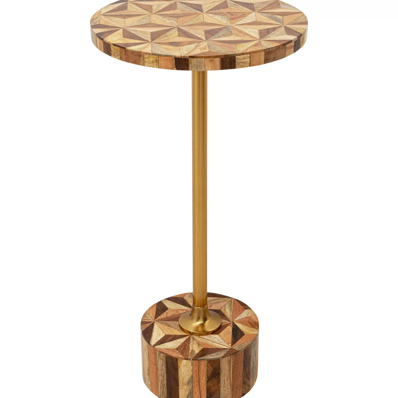 Side Table Domero Geo Brown O25Cm^KARE Design New