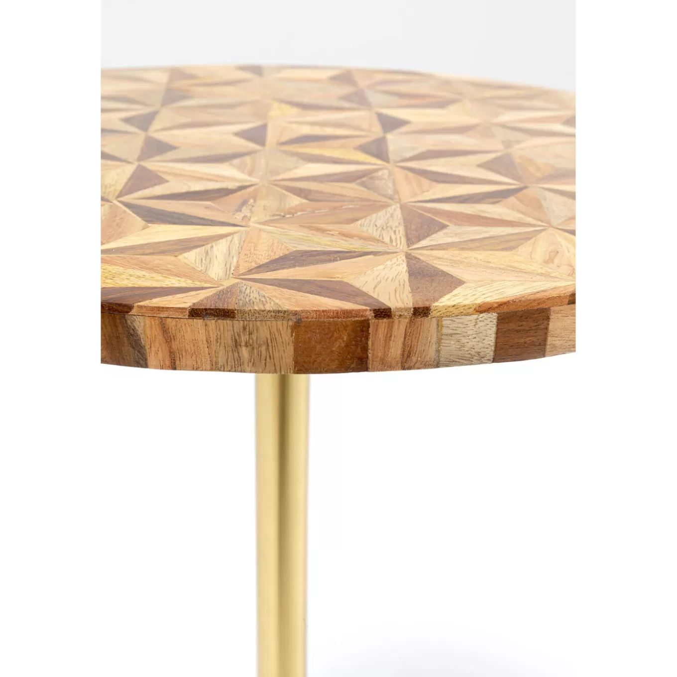 Side Table Domero Geo Brown O40Cm^KARE Design Discount