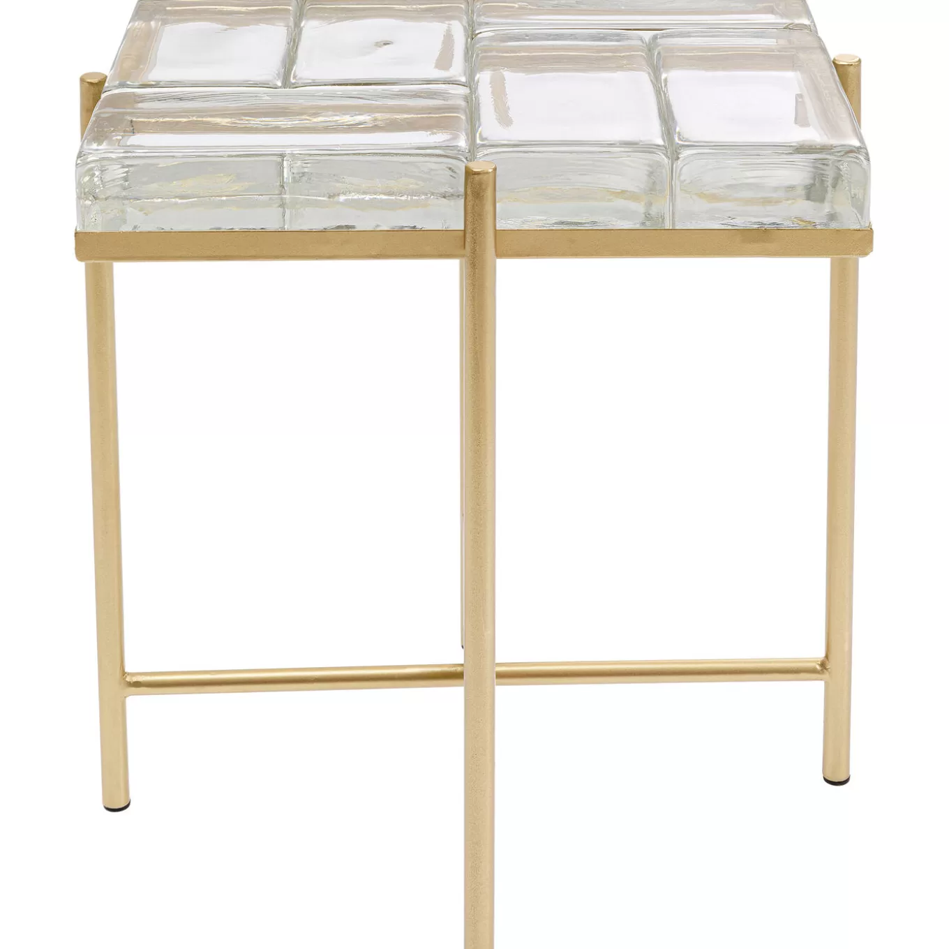 Side Table Iceline Gold 43X33Cm^KARE Design New