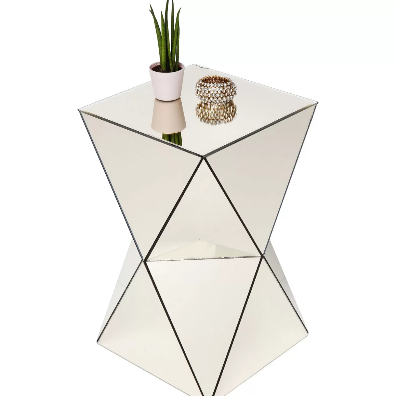 Side Table Luxury Triangle Champagne 32X32Cm^KARE Design Cheap