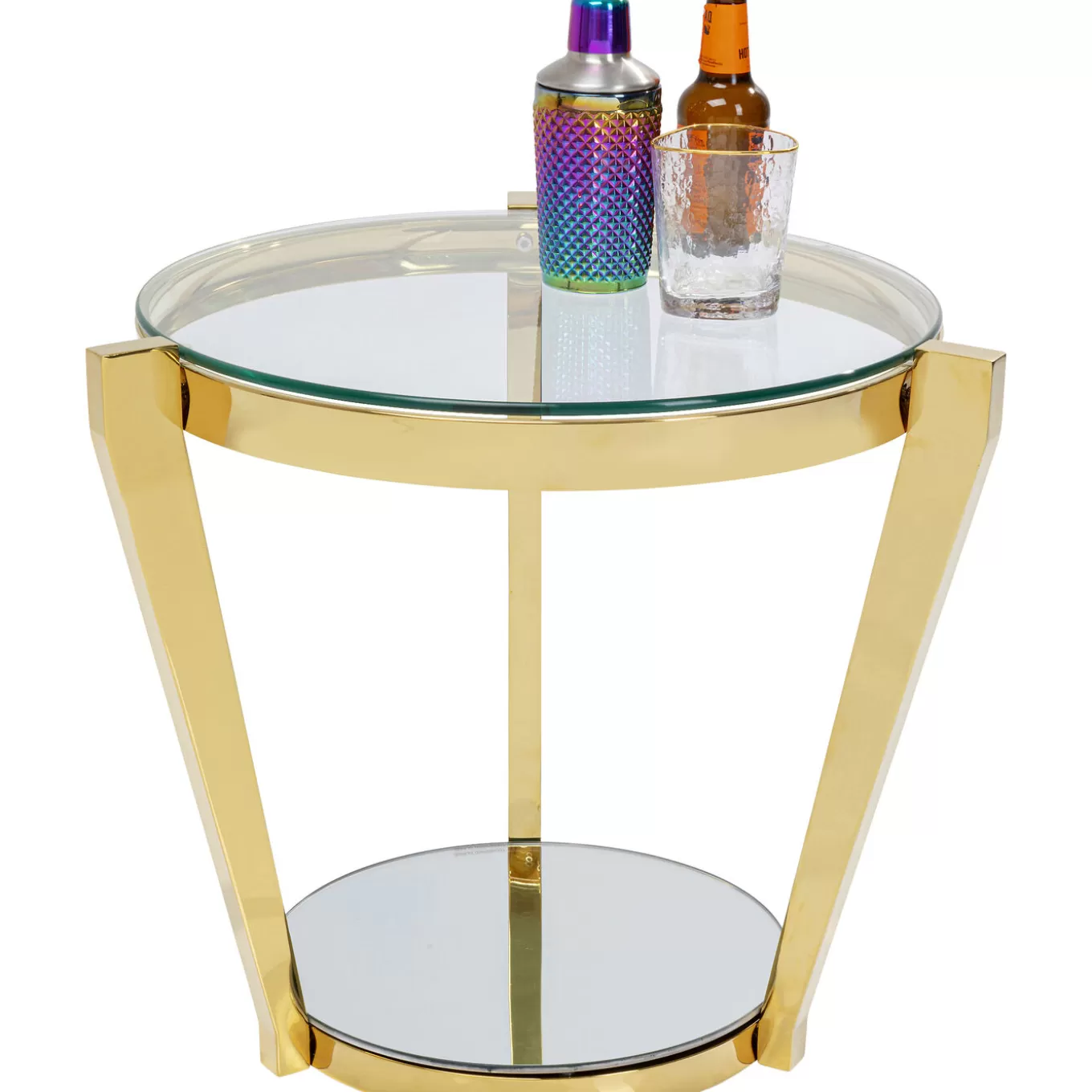 Side Table Monocolo Gold O50Cm^KARE Design Store