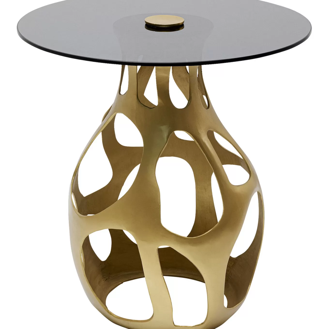 Side Table Volcano Gold O60Cm^KARE Design Fashion