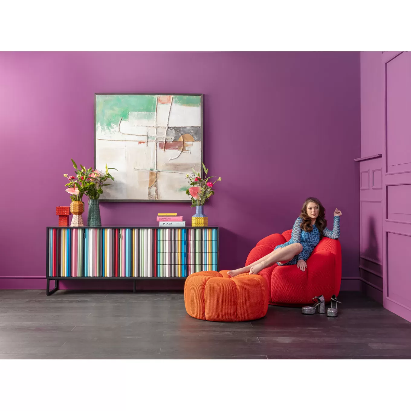 Sideboard Concertina Colore 186X74Cm^KARE Design Discount