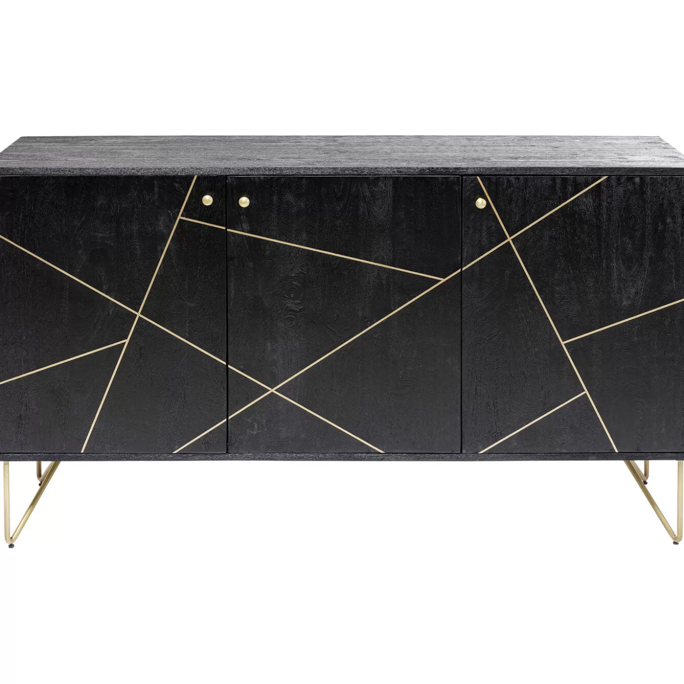 Sideboard Gold Vein 3 Doors 145X82Cm^KARE Design Discount