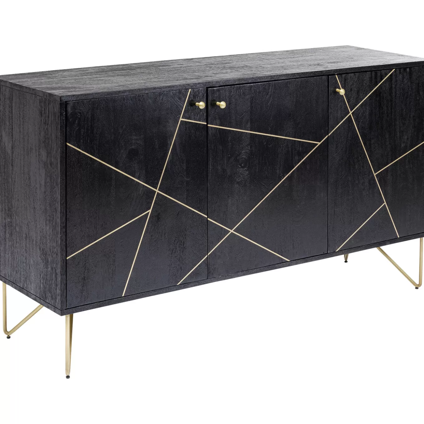 Sideboard Gold Vein 3 Doors 145X82Cm^KARE Design Discount