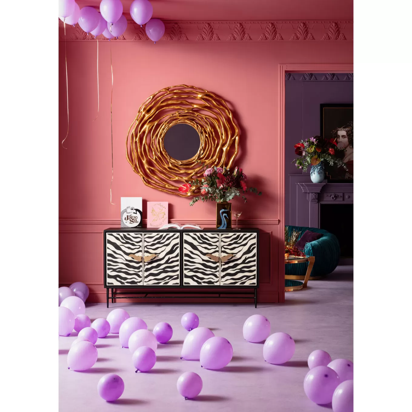 Sideboard Zebra 160X80Cm^KARE Design Discount