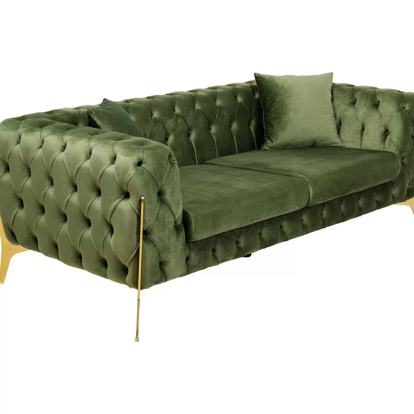 Sofa Bellissima 2-Seater Velvet Green 200Cm^KARE Design Cheap