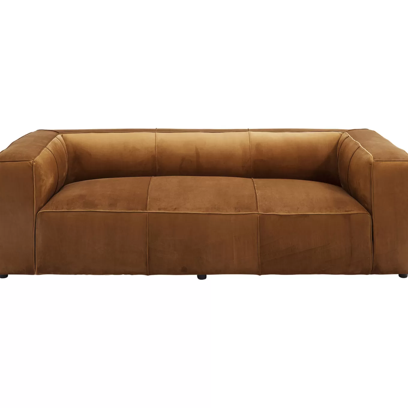 Sofa Cubetto 3-Seater Velvet Brown 220Cm^KARE Design Cheap