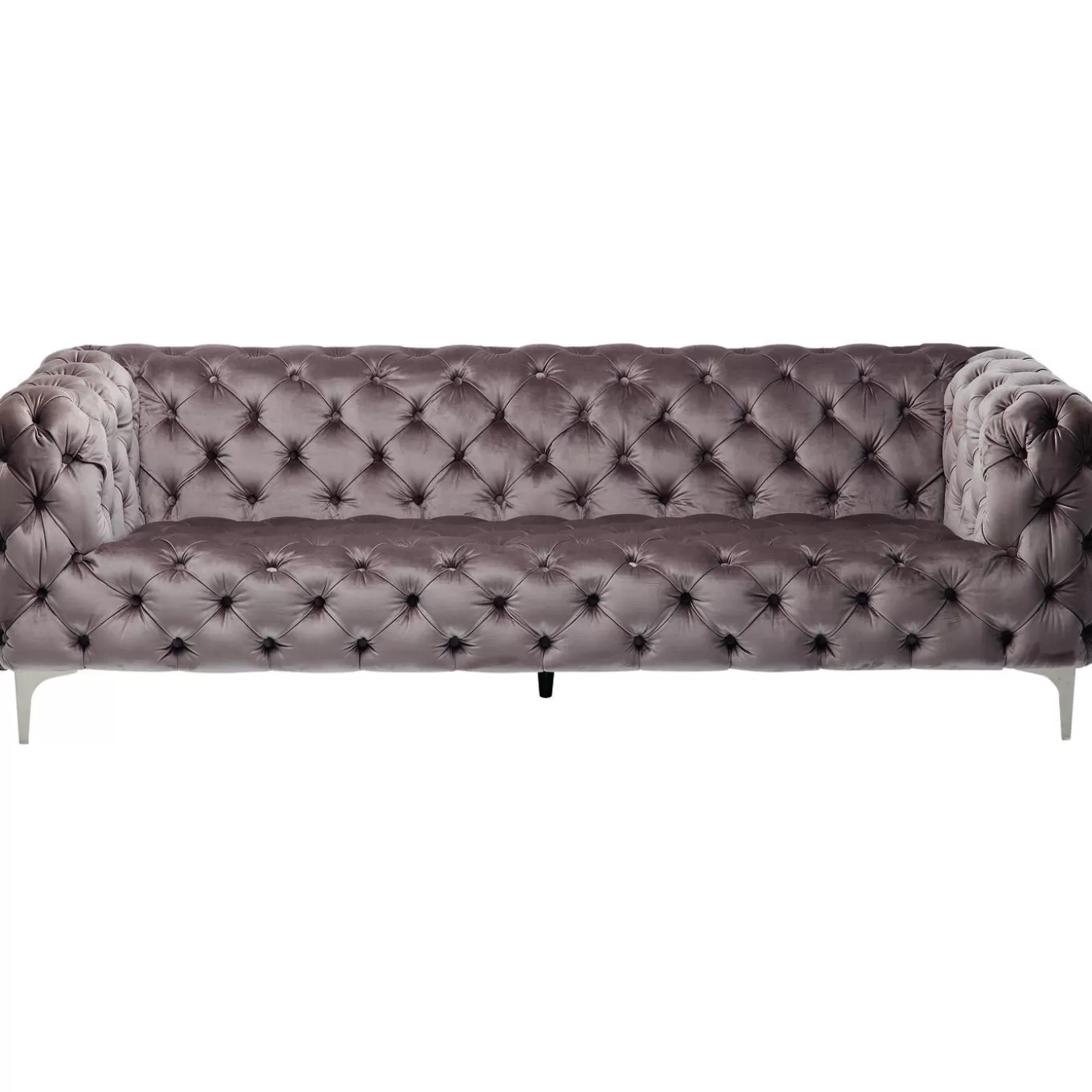 Sofa Look 3-Seater Velvet Grey^KARE Design Best Sale