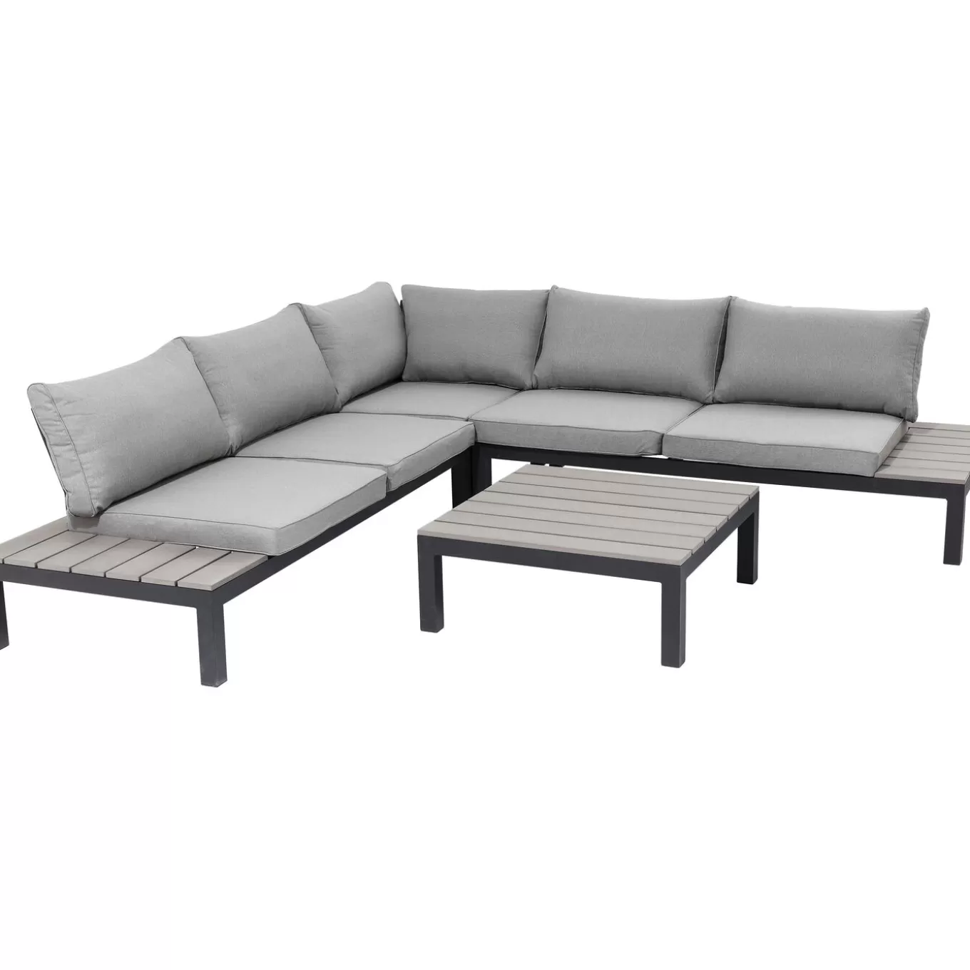 Sofa Set Holiday Black (4/Part)^KARE Design Clearance