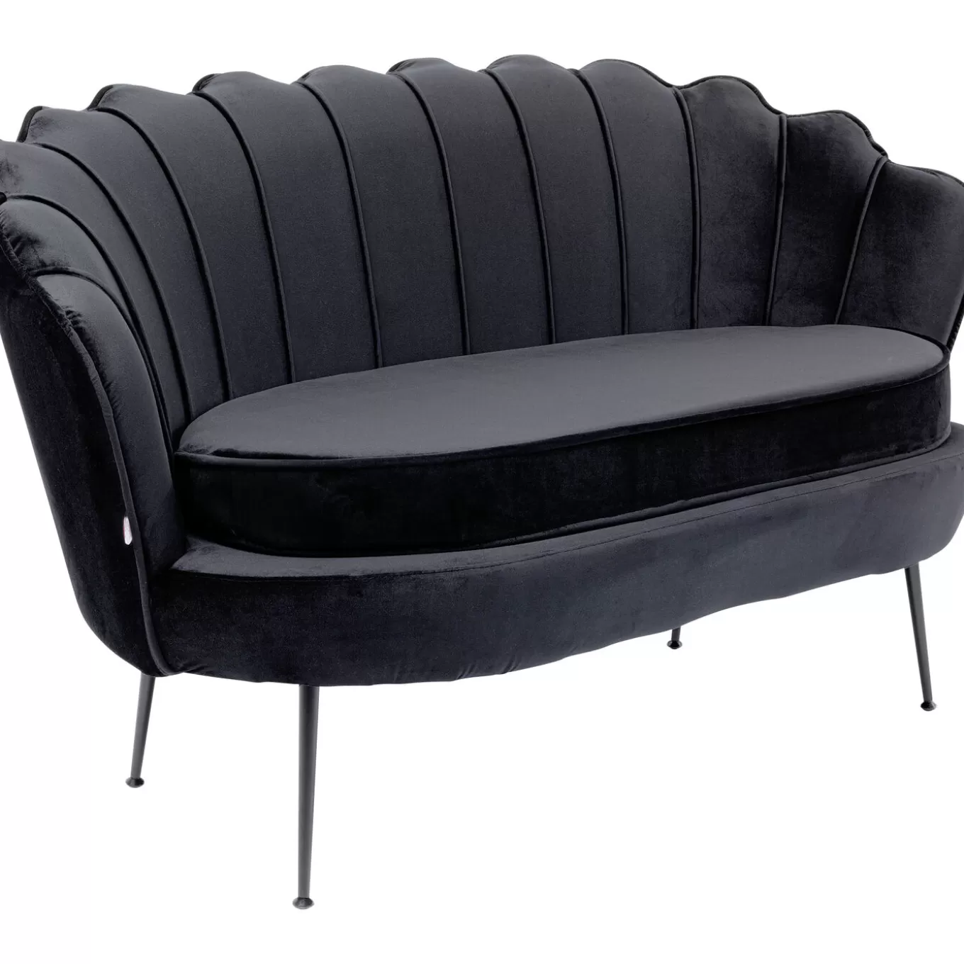 Sofa Water Lily 2-Seater Black Black^KARE Design New