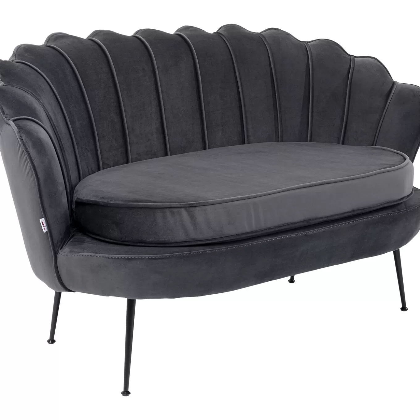 Sofa Water Lily 2-Seater Black Grey^KARE Design Cheap