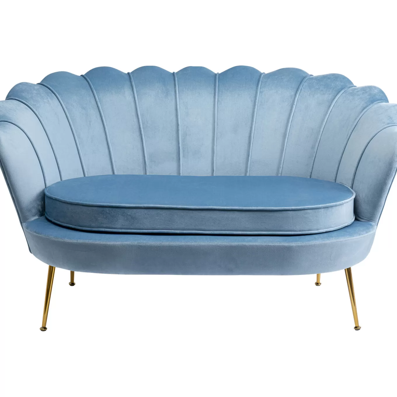 Sofa Water Lily 2-Seater Gold Aqua^KARE Design Store