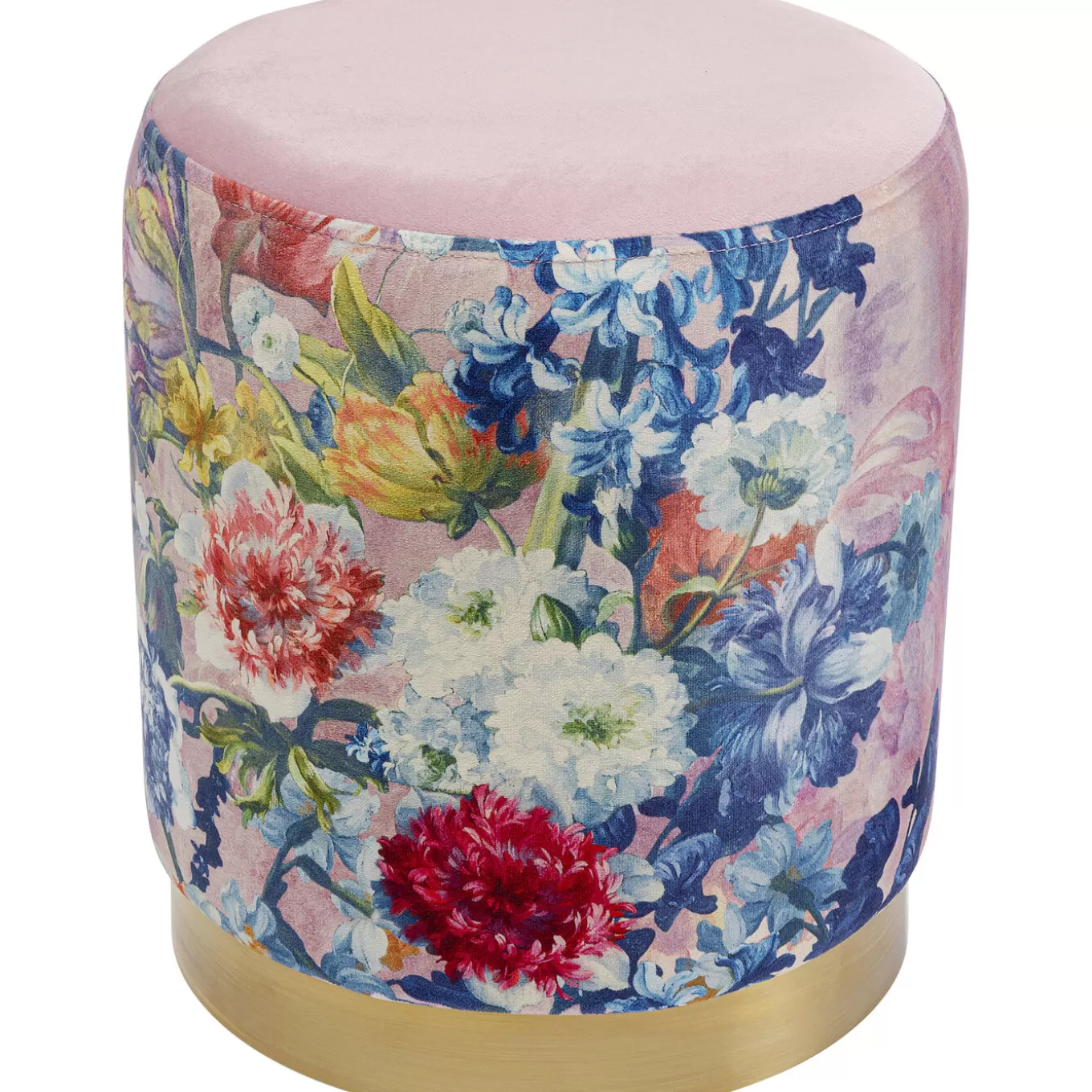 Stool Cherry Flower Rose Brass O32Cm^KARE Design Best