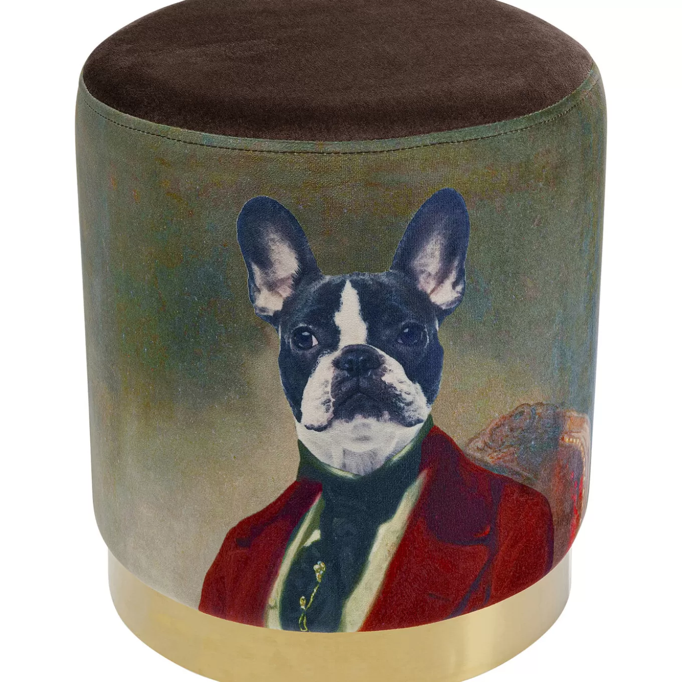 Stool Cherry Mr. Dog Brass O32Cm^KARE Design Fashion