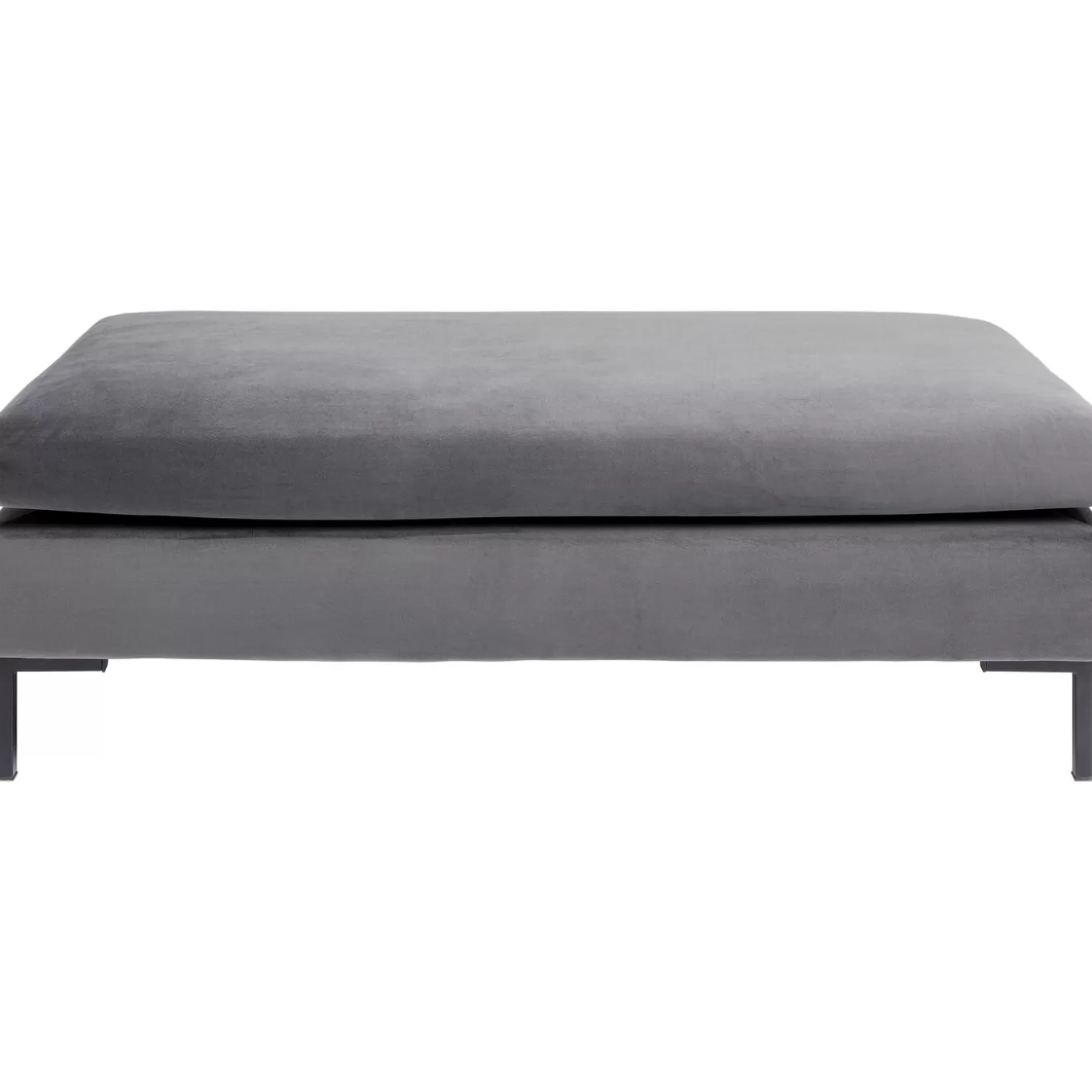 Stool Gianni Velvet Grey Black^KARE Design Discount