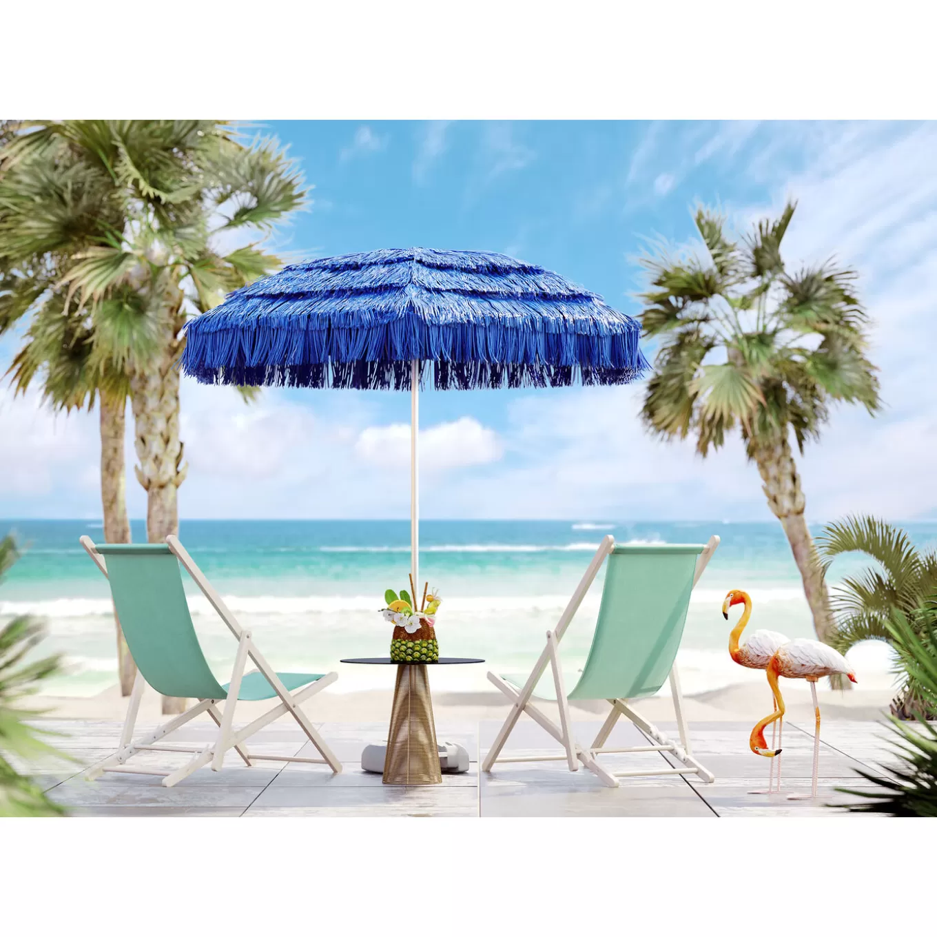 Sunshade Hawaii Blue O175Cm^KARE Design Best Sale