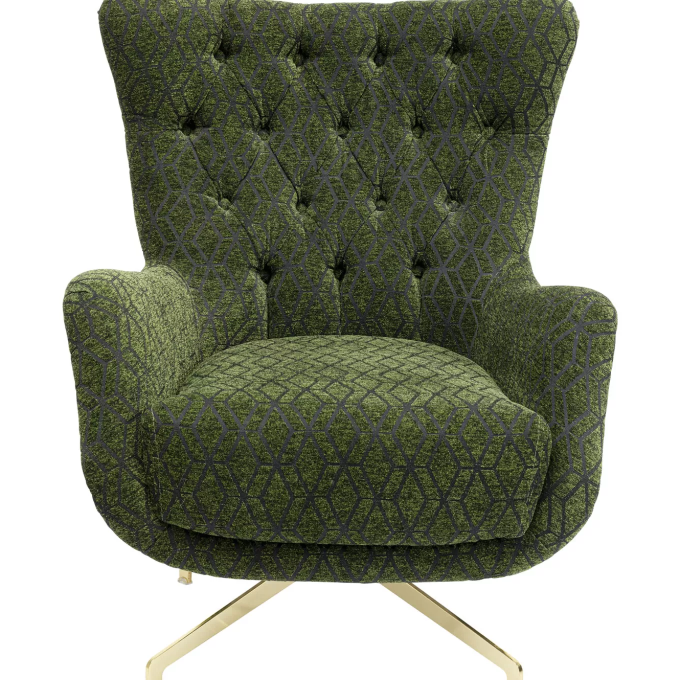 Swivel Armchair Bellini Green^KARE Design Flash Sale