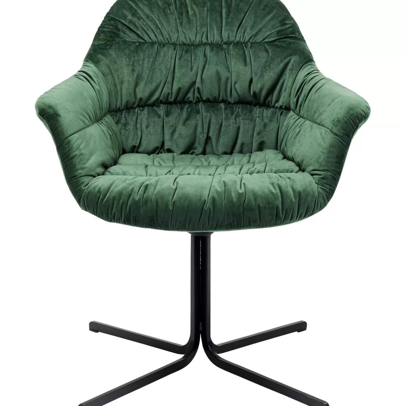 Swivel Armchair Colmar Green^KARE Design Discount