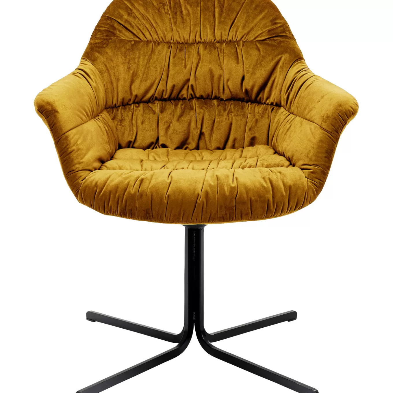 Swivel Armchair Colmar Yellow^KARE Design Sale