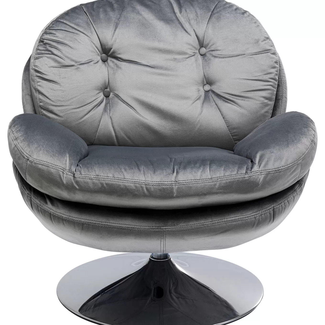 Swivel Armchair Cosy Grey^KARE Design Flash Sale