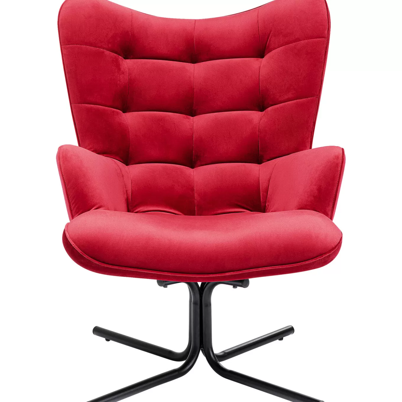 Swivel Armchair Oscar Velvet Red^KARE Design Cheap