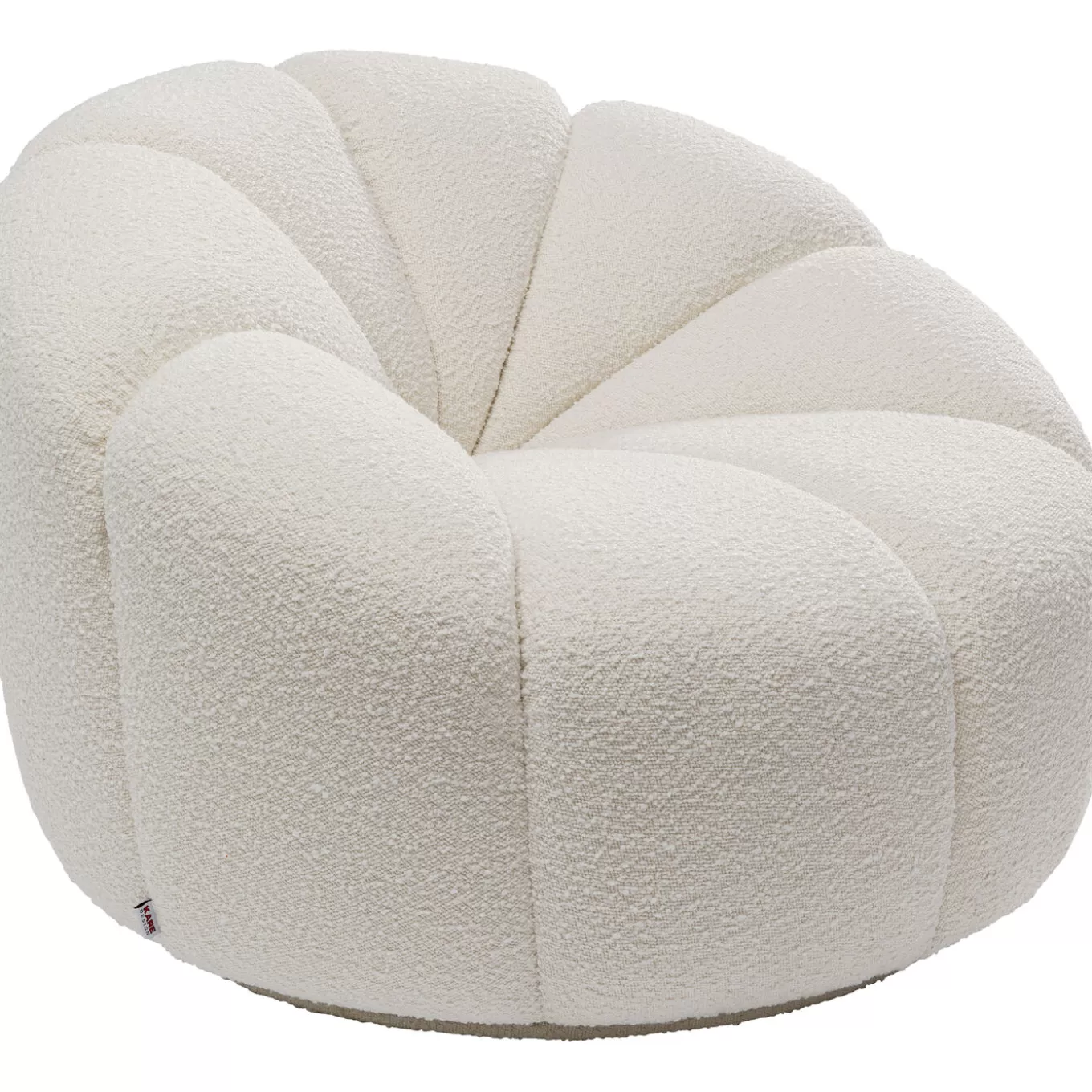 Swivel Armchair Peppo Lounge White^KARE Design Sale