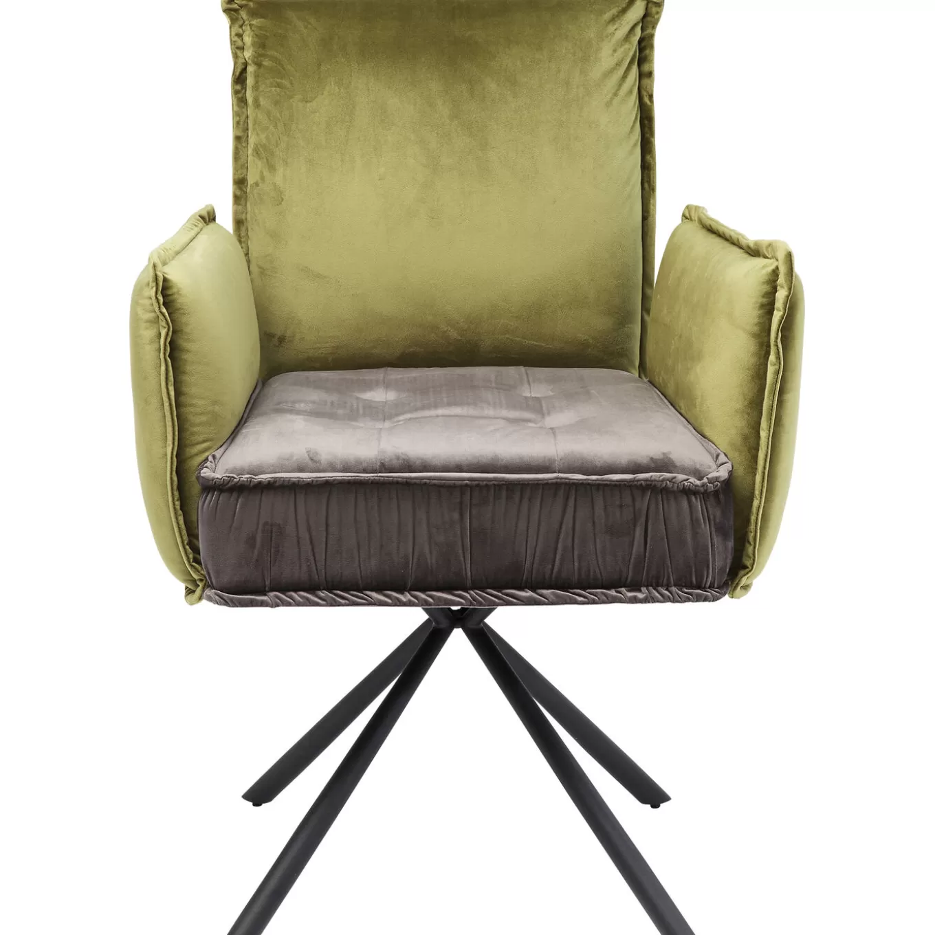 Swivel Chair With Armrest Chelsea Green^KARE Design Fashion