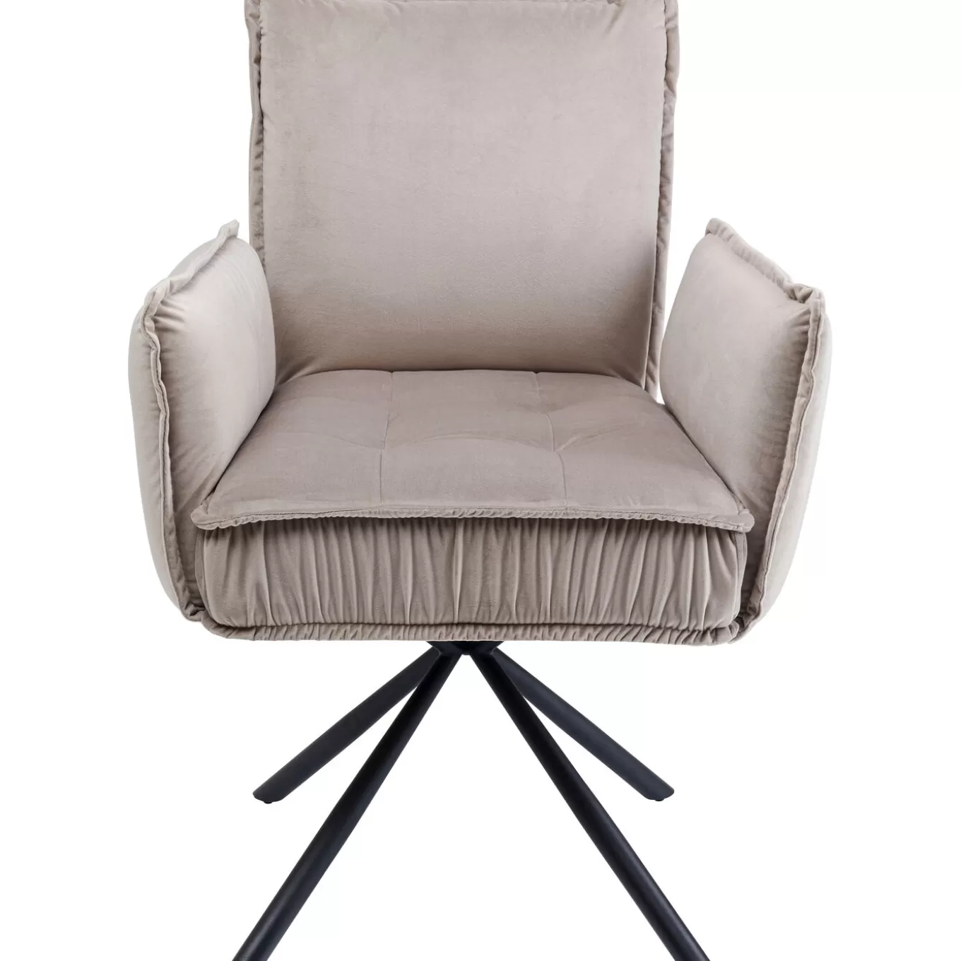 Swivel Chair With Armrest Chelsea Grey^KARE Design Outlet