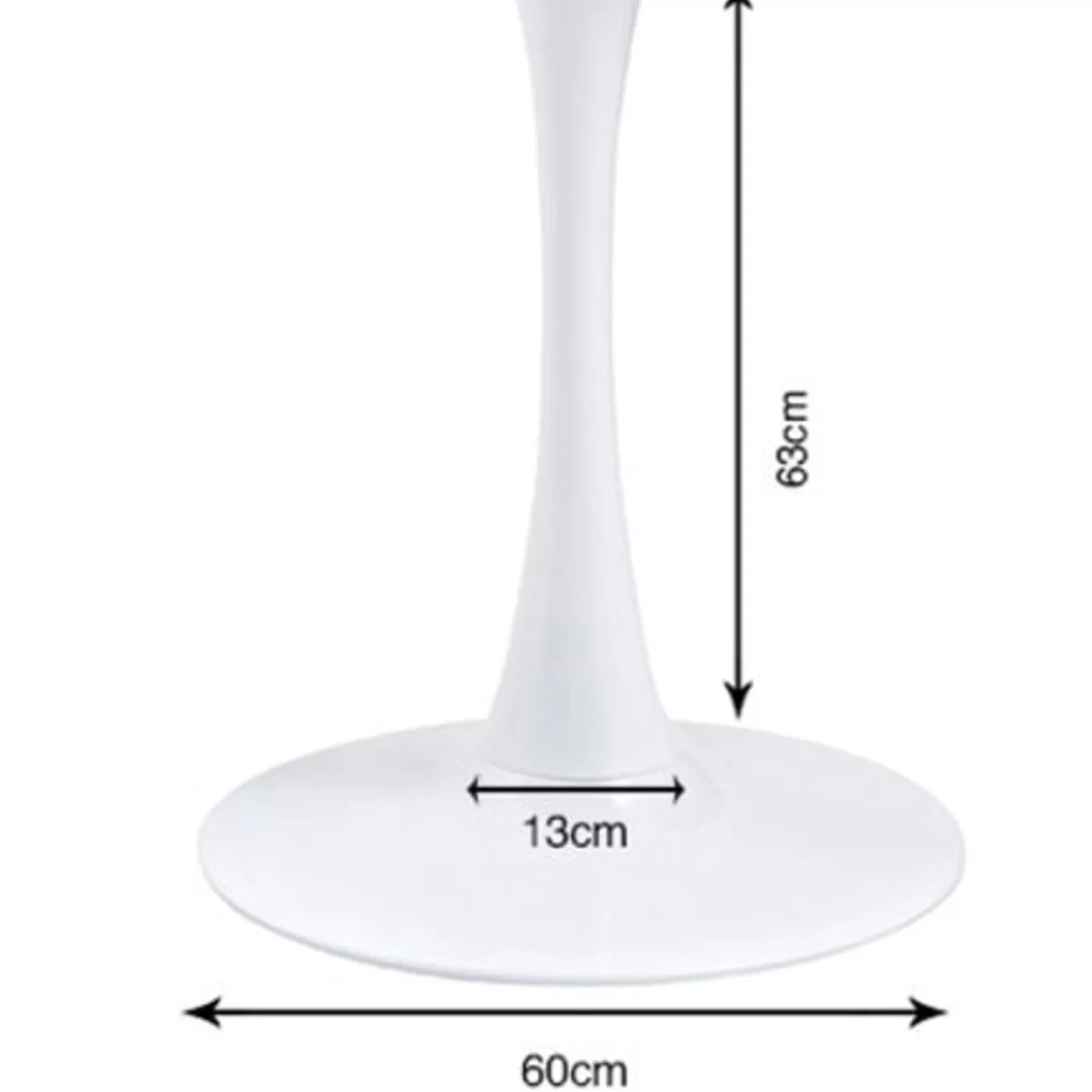 Table Base Schickeria White O110Cm^KARE Design Flash Sale