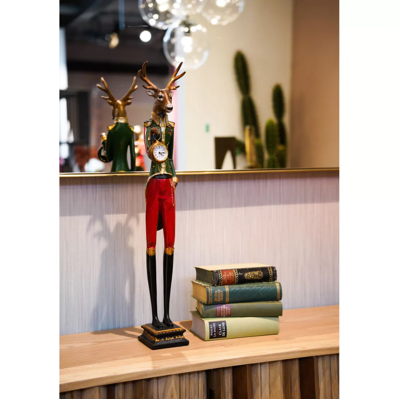 Table Clock Gentleman Deer^KARE Design Store