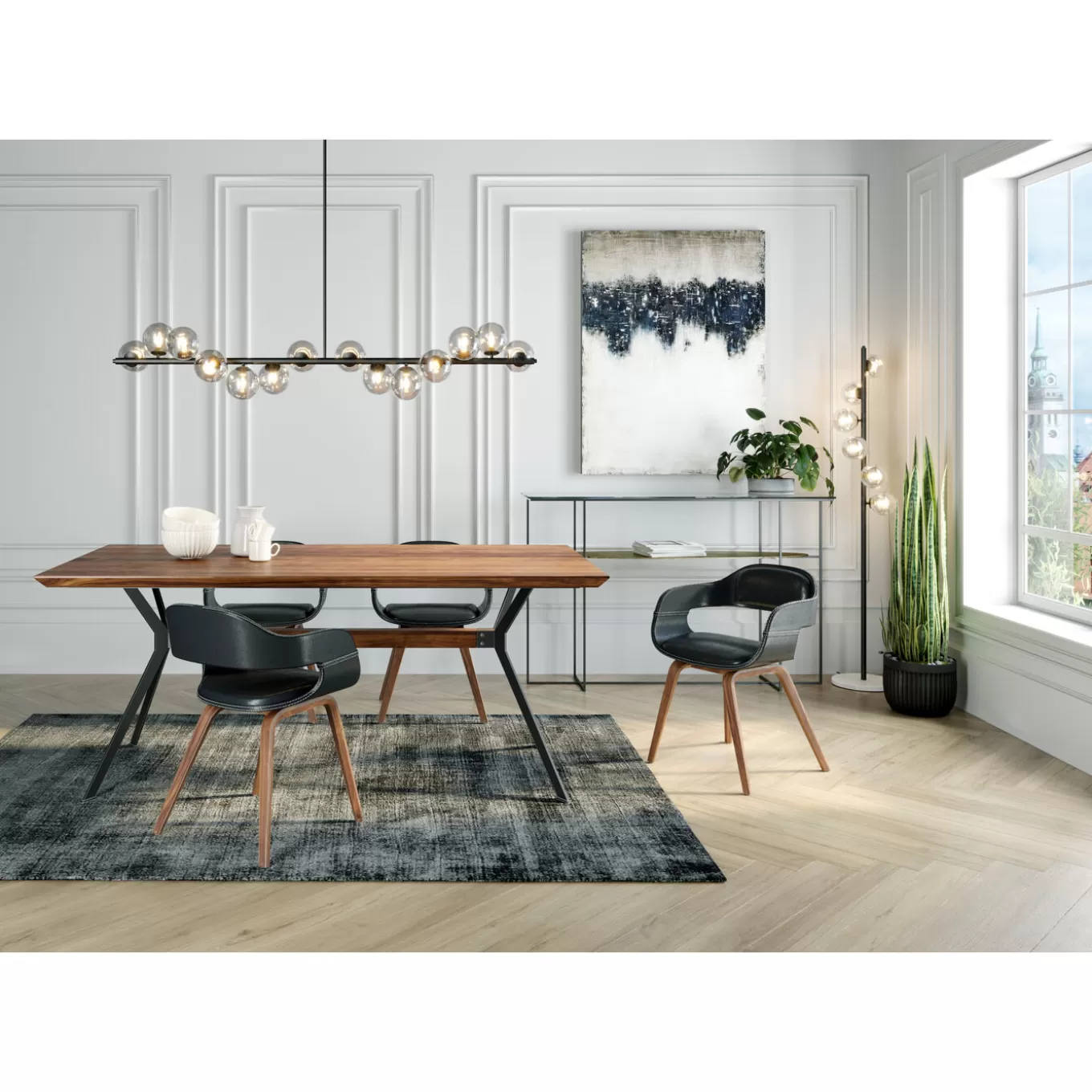 Table Downtown Walnut 180X90Cm^KARE Design Discount